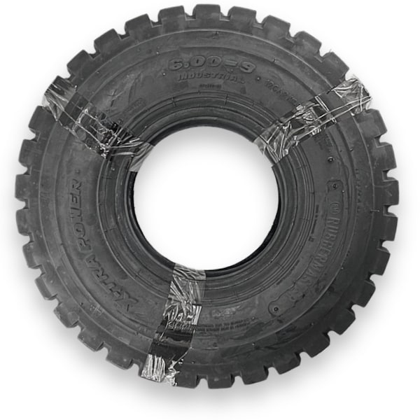 Rubbermaster 6.00-9 Industrial Lug 10 Ply Tube Type Forklift Tire 579582 - main